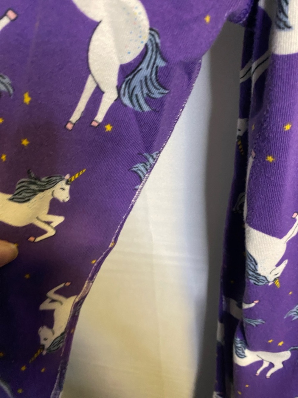 Hanna Andersson Purple Unicorn Print Pajama Set - Picture 7 of 12